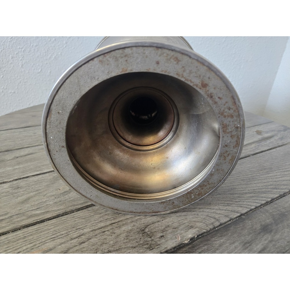 Antique 1900's Nickel Plated Oil Table Lamp Base Only - Picture 12 of 12